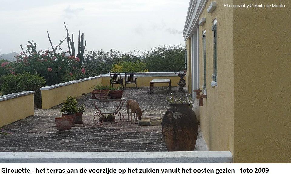 14. Girouette terras aan de voorzijde vanuit het oosten 2009